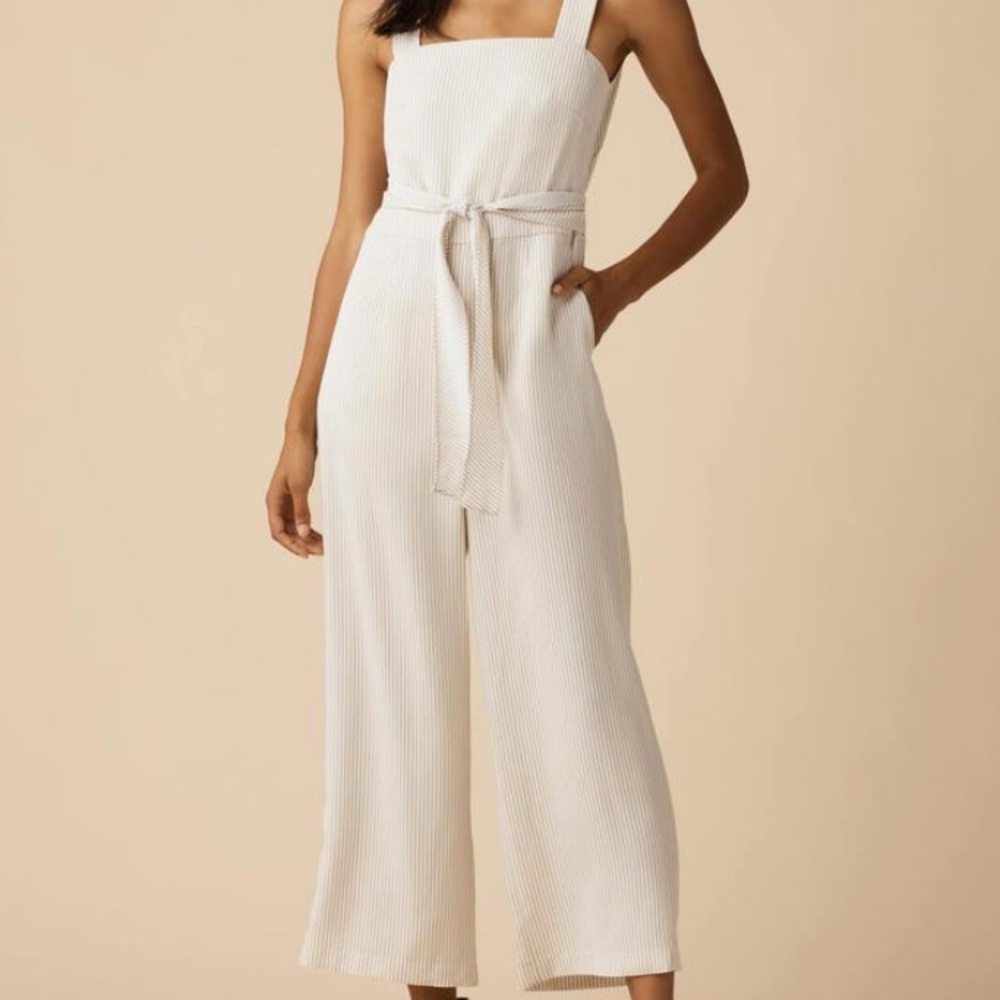 Limited Edition Tan Stripe Jumpsuit